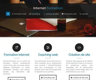 Internet-Formation.fr(Centre de formation Internet et agence web) Screenshot