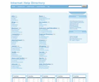 Internet-Help.net(Internet Help Directory) Screenshot