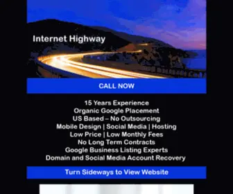Internet-Highway.com(Organic Google Placement) Screenshot