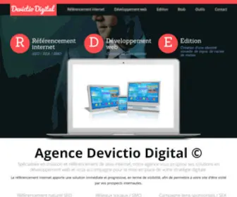 Internet-Lyon.eu(Devictio Digital Agence Web Lyon) Screenshot