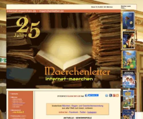 Internet-Maerchen.de(Die junge Clara findet sich in einer mysteri鰏en Parallelwelt wieder) Screenshot