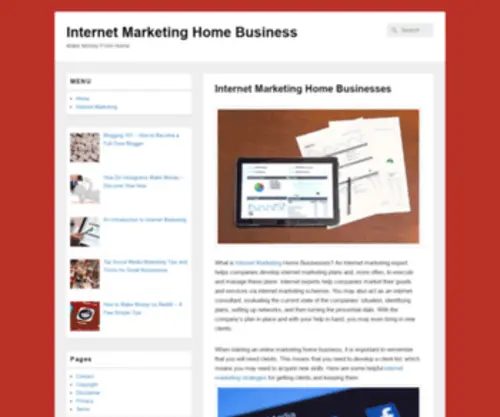 Internet-Marketing-Home-Business.com(Free Internet marketing software WordPress Internet marketing themes Internet marketing articles Internet marketing home business) Screenshot