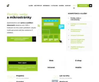 Internet-Projekt.com(Partner Sitecore a OpenText) Screenshot