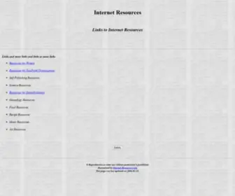 Internet-Resources.com(Internet Resources) Screenshot