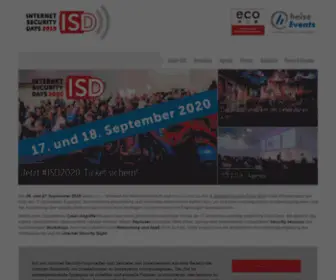 Internet-Security-Days.com(Join ISDInternet Security Days 2013) Screenshot