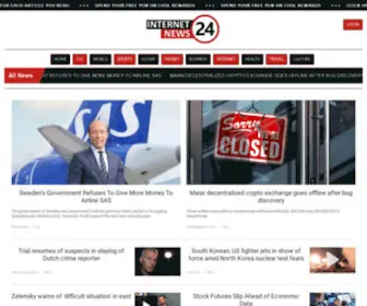 Internet24.news(Internet 24 News) Screenshot