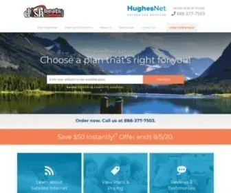 Internet4Texas.com(Hughesnet) Screenshot