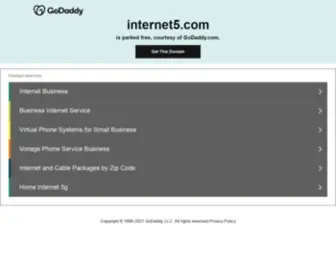 Internet5.com(Internet 5 Marketing and Technology Information Technology Software Solutions Sales Marketing Support Automation) Screenshot