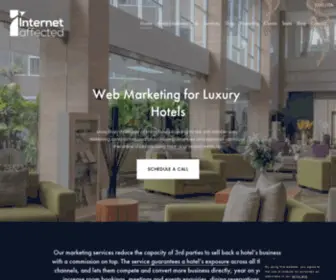 Internetaffected.it(Digital Marketing for Luxury Brands & Hotels by Internet Affected) Screenshot