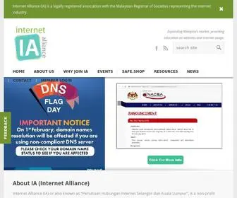 Internetalliance.my(Internet Alliance (IA)) Screenshot