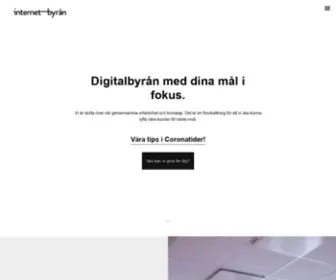 Internetavdelningen.se(Internetbyrån) Screenshot