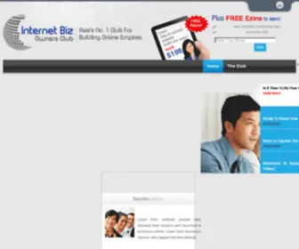 Internetbizownersclub.com(Internet biz) Screenshot