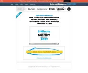 Internetbusinessmastery.com(Internet Business Mastery) Screenshot