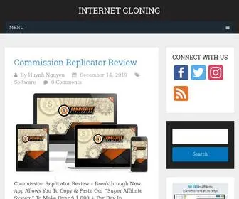 Internetcloning.com(Internet Cloning) Screenshot