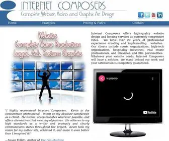 Internetcomposers.com(Affordable Custom Websites) Screenshot