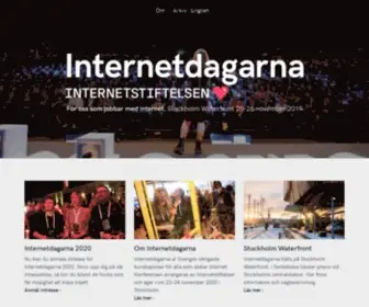 Internetdagarna.se(Internetdagarnanovember) Screenshot