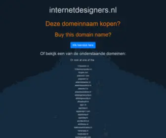 Internetdesigners.nl(Domeinnaam kopen) Screenshot