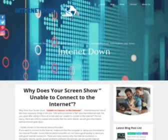 Internetdown.org(Intenet Down) Screenshot