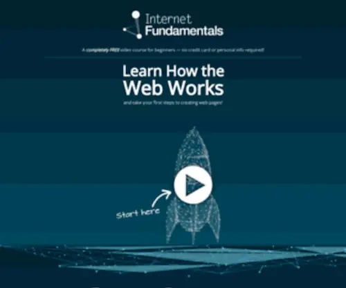Internetfundamentals.com(Learn the Foundational Knowledge of How the Internet Works) Screenshot