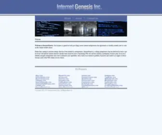 Internetgenesis.com(The EcoNet for Entrepreneurs) Screenshot