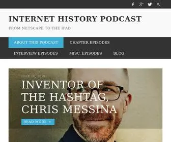 Internethistorypodcast.com(Internet History Podcast) Screenshot
