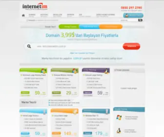 Internetim.com.tr(Hosting Fiyatları) Screenshot