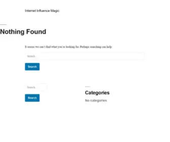 Internetinfluencemagic.com(Internet Influence Magic) Screenshot