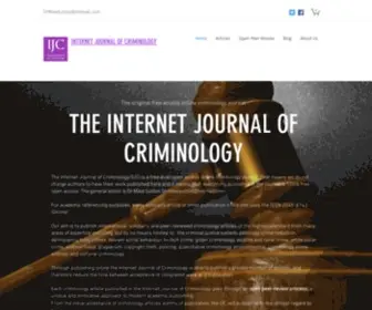 Internetjournalofcriminology.com(Internet Journal of Criminology) Screenshot