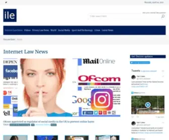 Internetlawexpert.co.uk(Internet Law News) Screenshot