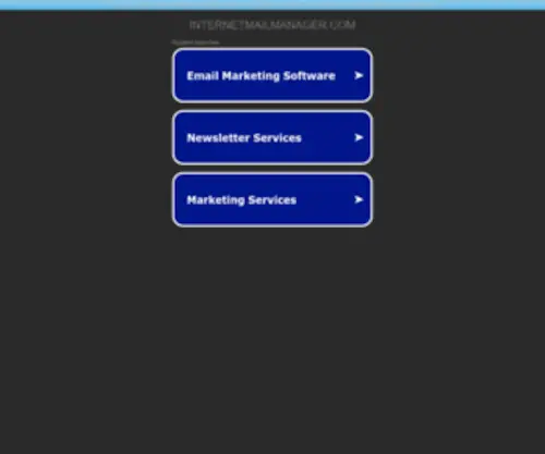 Internetmailmanager.com(Email Marketing Service Software for Email Newsletters and Surveys) Screenshot