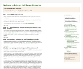 Internetmailserver.net(Internet Mail Server Networks) Screenshot