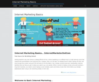 Internetmarketerdotcom.com(Internet Marketing Basics) Screenshot