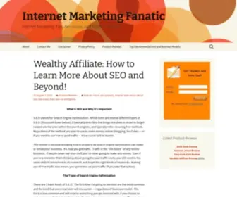 Internetmarketingfanatic.com(Internet Marketing Fanatic) Screenshot