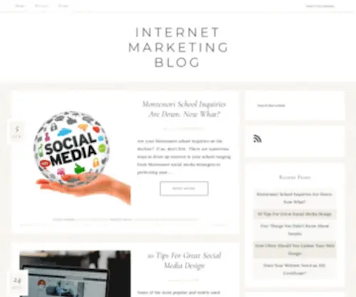 Internetmarketingmadezy.com(Internet Marketing Blog) Screenshot