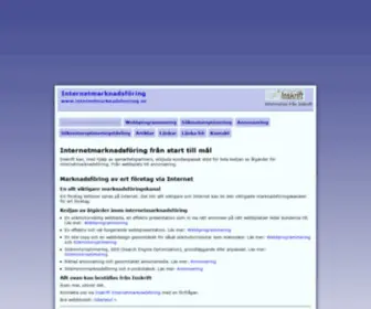 Internetmarknadsfoering.se(Internetmarknadsföring) Screenshot