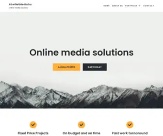 Internetmedia.hu(Online media solutions) Screenshot