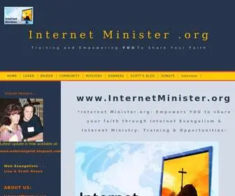 Internetminister.org(Internet Minister Scott Reese explains) Screenshot