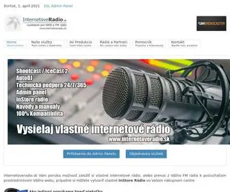 Internetoveradio.sk(Stream hosting) Screenshot