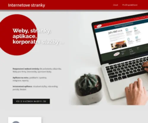 Internetovestranky.com(Úvod) Screenshot