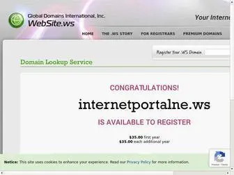 Internetportalne.ws(Your Internet Address For Life) Screenshot