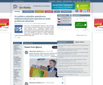 Internetprovsechny.cz(Internet) Screenshot