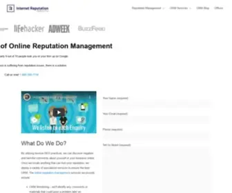 Internetreputation.services(Online Reputation Management Company) Screenshot