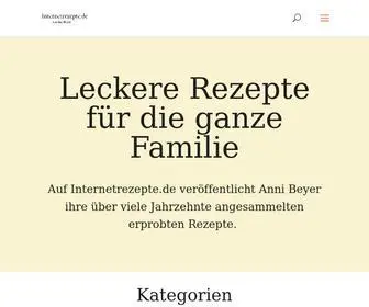 Internetrezepte.de(Leckere) Screenshot