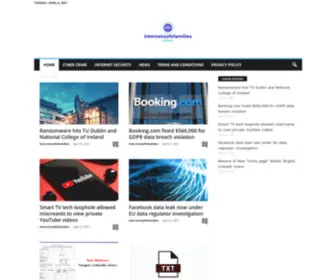 Internetsafefamilies.com(Internet Safety News) Screenshot