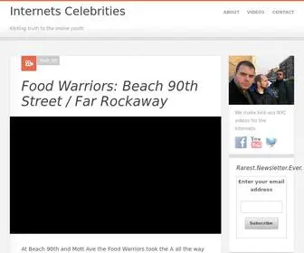 Internetscelebrities.com(Internets Celebrities) Screenshot