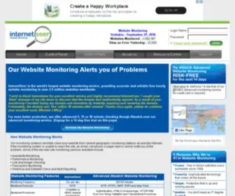 Internetseer.com(Website Monitoring and Web Server Monitoring Service) Screenshot