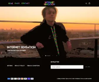 Internetsensation.shop(Internet Sensation Store) Screenshot