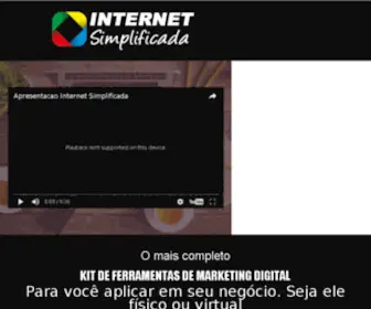 Internetsimplificada.com.br(Internet Simplificada) Screenshot