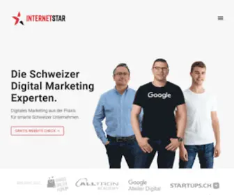 Internetstar.ch(Die Digital Marketing Experten) Screenshot