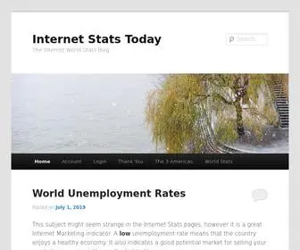 Internetstatstoday.com(The Internet World Stats Blog) Screenshot